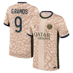 Fotbalové dresy Paris Saint-Germain Goncalo Ramos 9 Jordan Čtvrtý Dres 2023-24 Krátký Rukáv